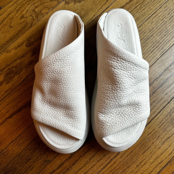 Marsell Cream Leather Sandals Size 40 - Picture 3 of 7